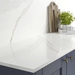 1.4m x 22mm Calacatta Mineral PP Worktop Edging Strip