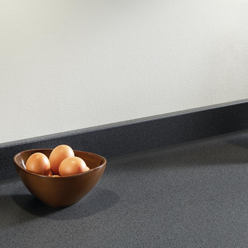 Howdens Charcoal Laminate Kitchen Upstand | 3m x 19mm
