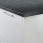 3m x 19mm Black Granite Effect Laminate Upstand