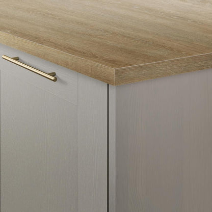 3m x 19mm Linear Oak Effect Laminate Upstand