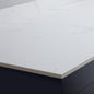 3m x 12mm White Marble Effect Compact Laminate Upstand