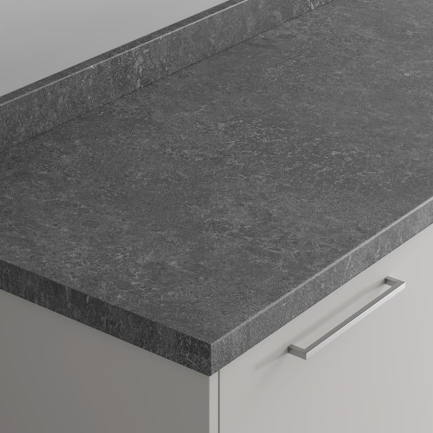 3m x 19mm Onyx Blackstone Effect Laminate Upstand