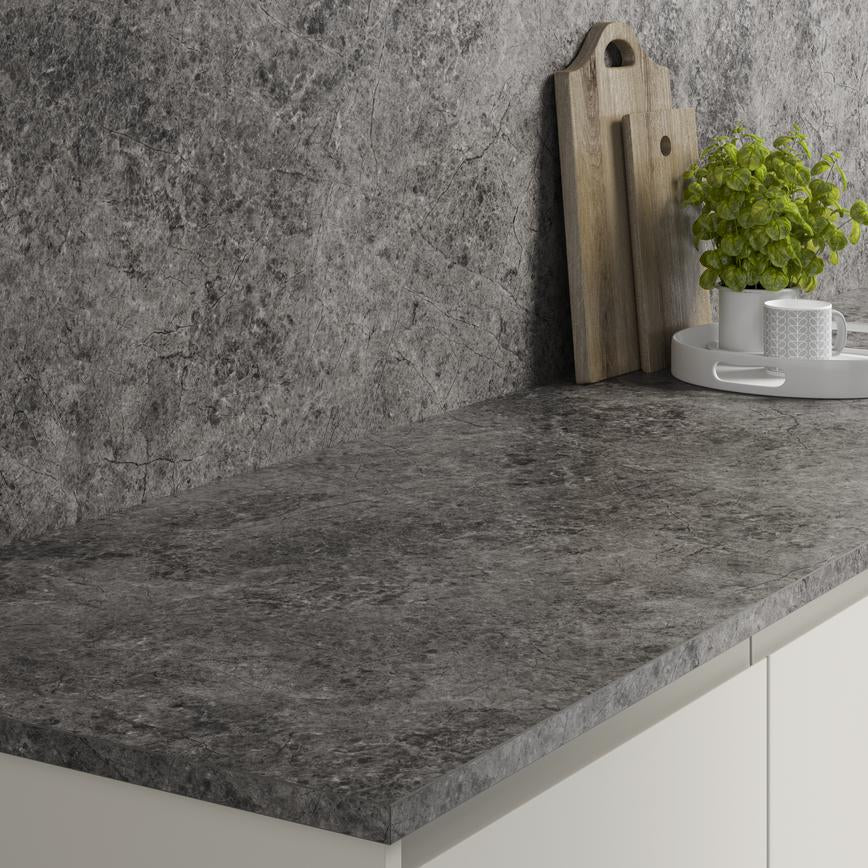3m x 38mm Square Edge Character Stone Laminate Worktop