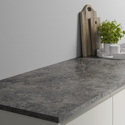 3m x 38mm Square Edge Character Stone Laminate Worktop