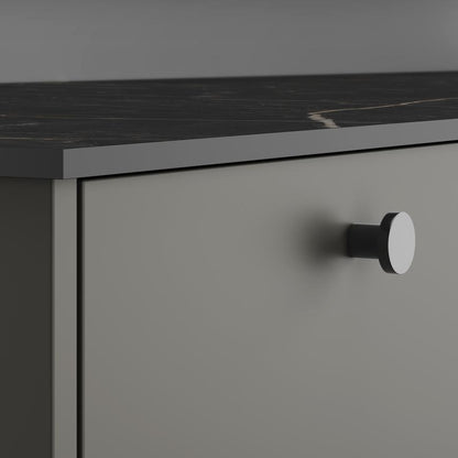 3m x 12mm Square Edge Kintsugi Marble Effect Compact Laminate Worktop