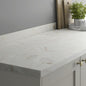 3m x 19mm Nimbus Marble Effect Laminate Upstand