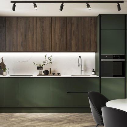 3m x 12mm Square Edge White Marble Effect Compact Laminate Worktop