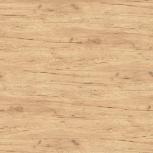 1.4m x 38mm Warm Oak Effect Laminate Worktop Edging Strip