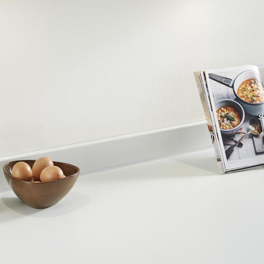 3m x 19mm White Laminate Upstand
