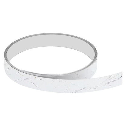 Howdens White & Grey Marble Effect Laminate Worktop Edging Strip | 1.4m x 38mm